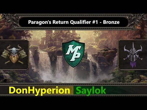 SpellForce 3: DonHyperion vs Saylok - Paragon's Return Qualifier 1 - Bronze Match