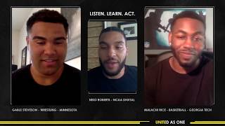 Listen, Learn, Act: Student-Athlete voices with Malachi Rice and Gable Steveson