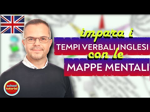 Impariamo i TEMPI VERBALI INGLESI con le MAPPE MENTALI (livello: dalle medie in su)