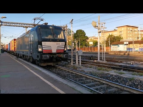 E193 656 Beacon con merci intermodale - Milano Greco - 19/04/2024