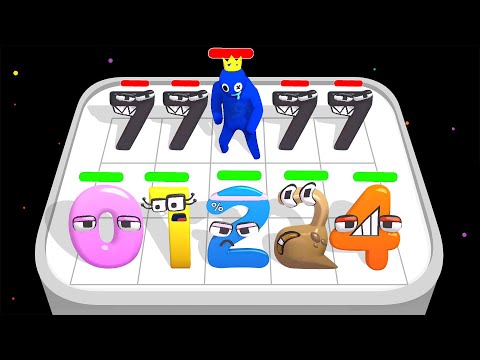 MERGE 'NUMBER LORE' Run 3D - Merge Battles ⭐ 1234567890