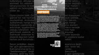 Öğrenilmiş çaresizlik: DEPREM! #manisa #deprem #şehzadeler #yunusemre 