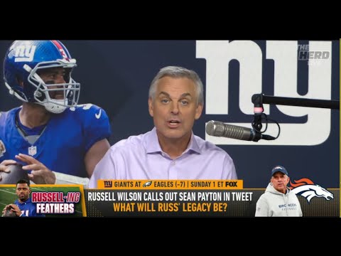 THE HERD | Colin Cowherd STUNNED, Russell Wilson Is SICK Of Being DISRESPECTED | New York Giants