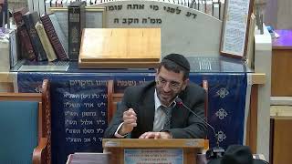 הרב אלון עטיה  |  | פרשת מקץ נר חמישי של חנוכה תשפ"ו | | בית הכנסת היזדים (בית הכנסת מוסאיוף) - התמונה מוצגת ישירות מתוך אתר האינטרנט יוטיוב. זכויות היוצרים בתמונה שייכות ליוצרה. קישור קרדיט למקור התוכן נמצא בתוך דף הסרטון