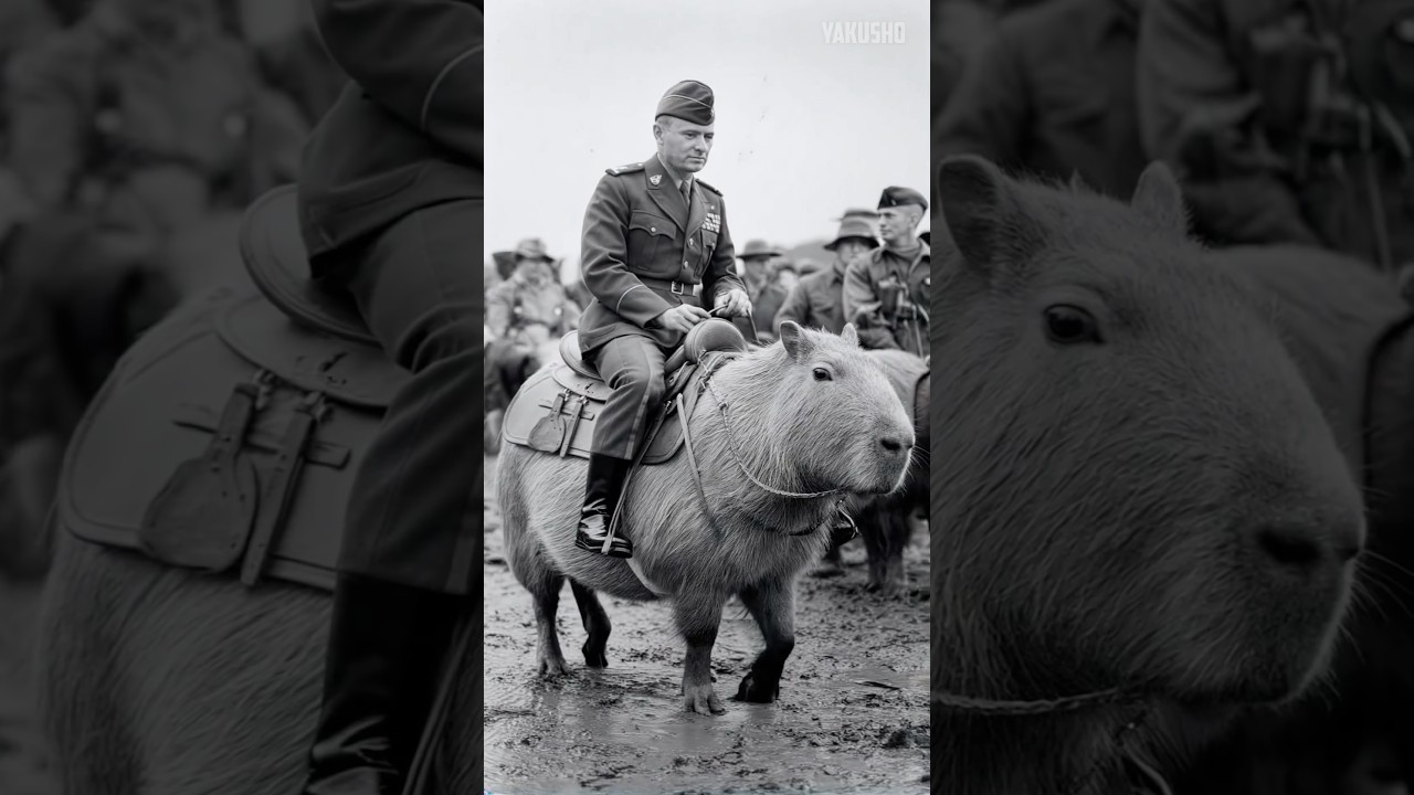 Giant capybaras in World War II