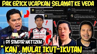Download lagu VEDA SUCCESSFULLY FINISHED THE MOTO3 PODIUM!! NETIZENS CRITICISED ERICK THOHIR IN THE COMMENTS CO... mp3