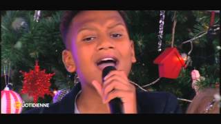 Les Kids United chantent sur le plateau de La Quotidienne