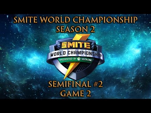 Smite World Championship 2016 Day 3 - Semifinal #2 (Game 2 of 5)