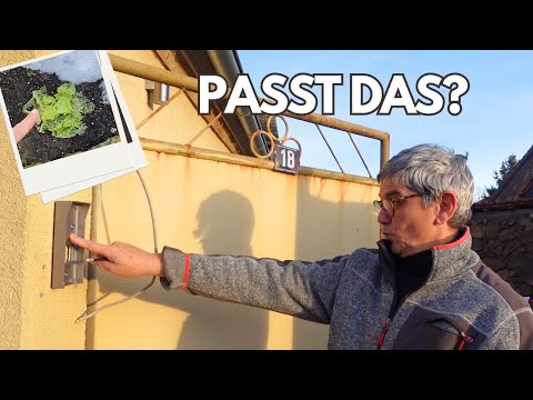 Endlich! Der Anpassator montiert die neue Türklingel 🛠️ + Frost-Check im Garten
