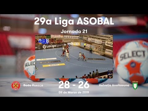 LIGA ASOBAL J21: Bada Huesca - Helvetia Anaitasuna 28-26