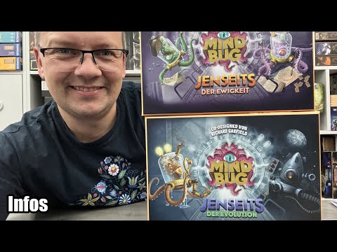 Mindbug mit 2 neuen Erweiterungen (Nerdlab) - Jenseits der Ewigkeit + Jenseits der Evolution