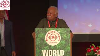 Shri Mohan Bhagwat speaking at WHC 2018 Inaugural session