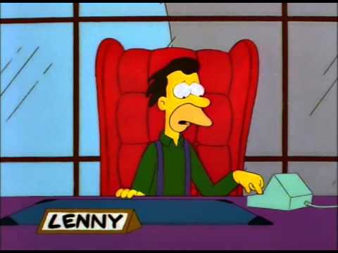 The Bank Put Lenny In Charge (The Simpsons)