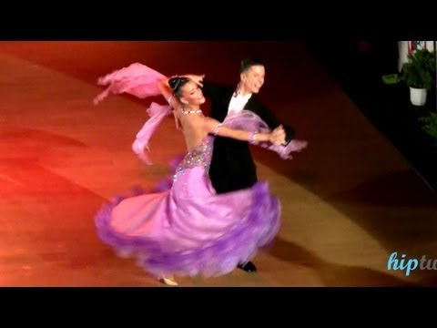 David Schavel - Barbara Bilkovicova, Brno Open 2012, WDSF int. open standard, final - solo quickstep