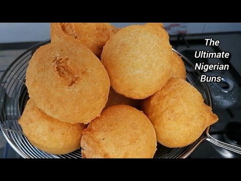 Nigerian Buns | How to Make a Well Detailed  Buns, Soft, Crunchy, and Very Simple For Beginners