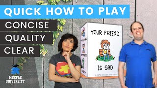 Meeple University - Your Friend Is Sad Card Game video thumbnail