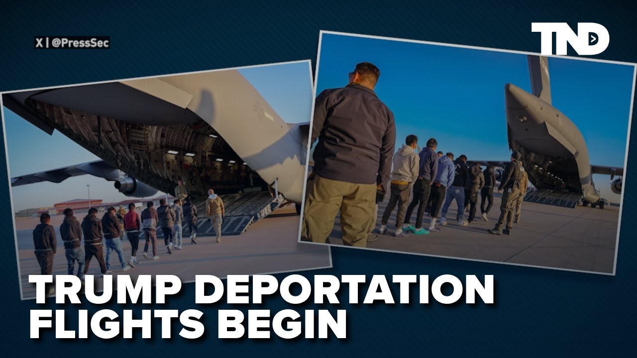 Trump touts illegal migrant arrest numbers, shares photos of mass deportation flights