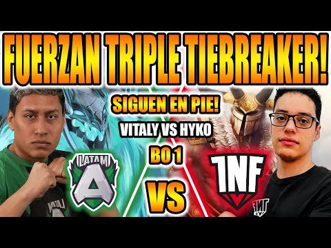INFAMOUS.R VS ALLIANCE.LATAM [BO1] - TIEBREAKERS - HYKO VS VITALY - DPC SA 2023 Tour 1: Division I