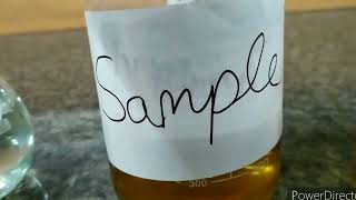 To find the COD of a waste water sample using potassium di chromate. https://youtu.be/wESCI5W_YEU