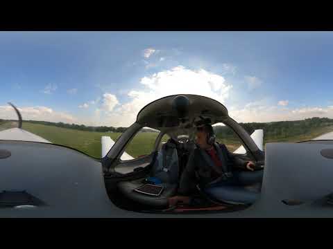 Vidéo en 360° d'un décollage a Joigny (89)