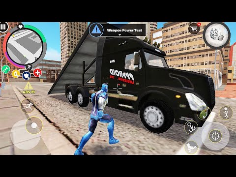 Rope Hero Vice Town - City Superhero Car Challenge Driver Games #2  - Android GamePlay