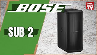 Video thumbnail for Bose Sub 2 Subwoofer | EN | MUSIC STORE by MusicStoreTV