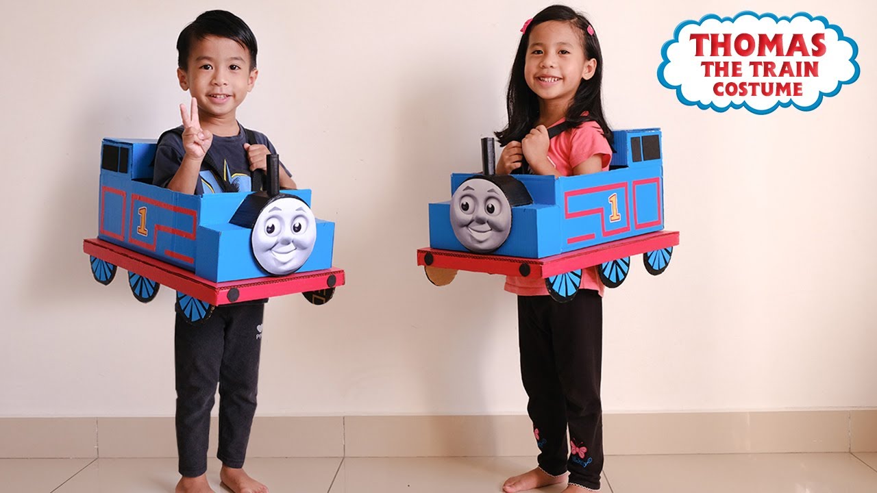 DIY I How to Make a Cardboard Train for Kids I Thomas & friends