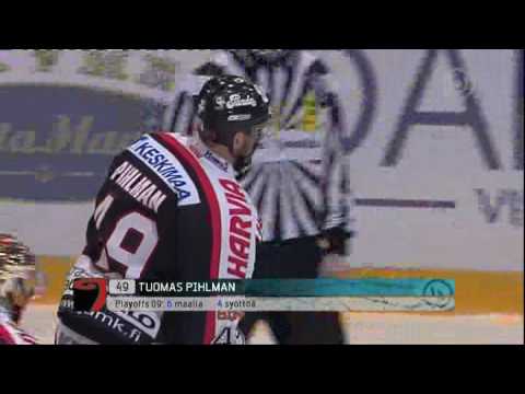 Tuomas Pihlmanin Hieno Maali Vuoden 2009 Playoffeissa