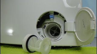 Cleaning Washing Machine Filter / Pump filter, BEKO WMY 71483 LMB2 - example movie #122 4bq