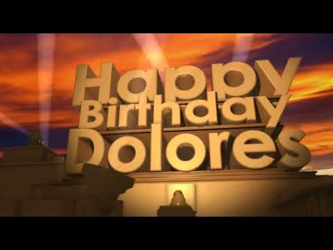 Feliz Cumpleaños Dolores
