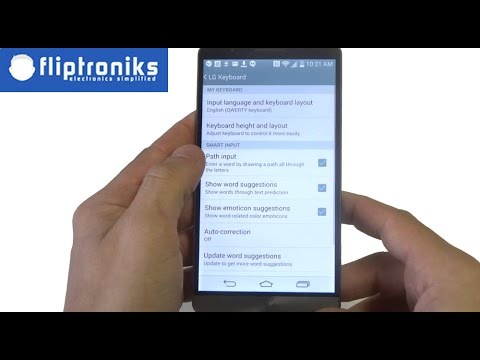 LG G3: How To Turn Off Autocorrect / Predictive Text - Fliptroniks.com