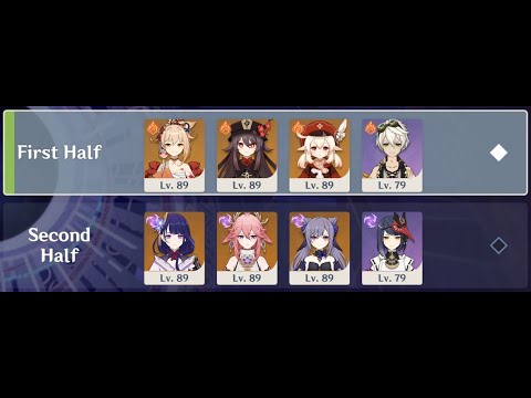 2.5 Spiral Abyss, Mono Pyro & Electro - (Floor 12, 9★)