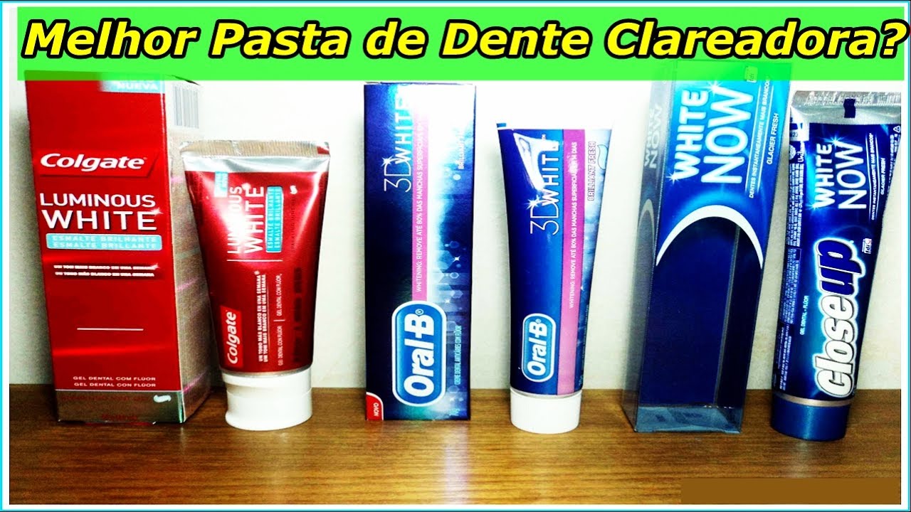 Qual a melhor pasta de dente Branqueadora