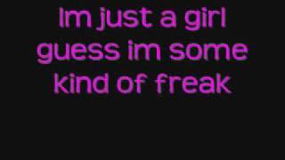 NO DOUBT LYRICS for Just A Girl (onscreen text)