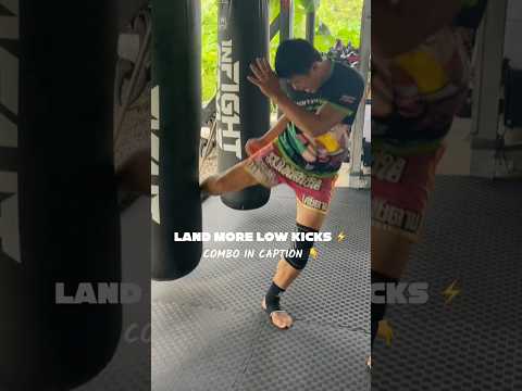 ⚡️ SET UP YOUR LOW KICK LIKE THIS