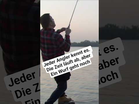 der letzte Wurf. jeder kennt es beim Angeln auf der Jagd nach den Fischen. #angeln #fishing #hecht
