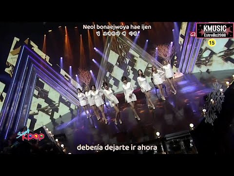[Sub Español] Nine Muses - Sleepless Night (Live 160101)