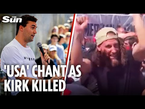 Viral bearded man seen cheering after Charlie Kirk’s death reveals why he screamed ‘USA’