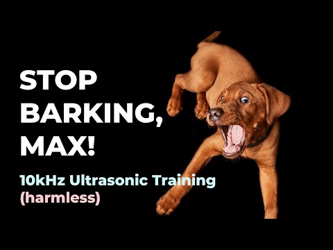 Ultrasonic bark control : Sound to stop dogs barking