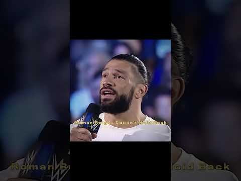 Roman Reigns Insults WWE Roster! 🥶