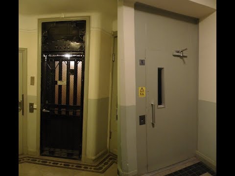 2x Storstadens hiss mods  Traction elevators @ Hagagatan 48, Stockholm