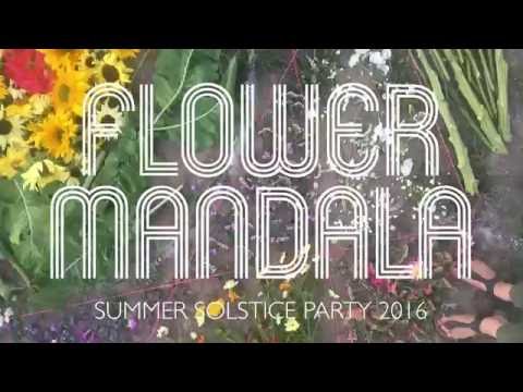 Vibrant Valley Farm Summer Solstice 2016: Flower Mandala