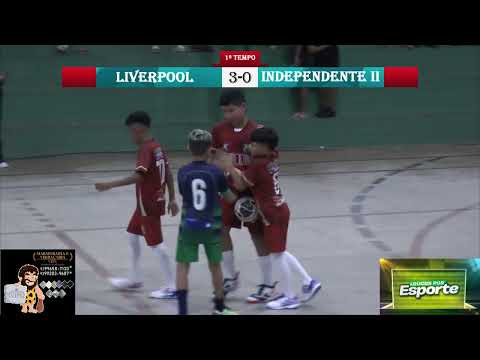 LIVERPOOL 4x1 INDEPENDENTE II - 4ª RODADA - 1ª FASE - TAÇA XINGU SUB-11 2025 - TEMPORADA INVERNO.