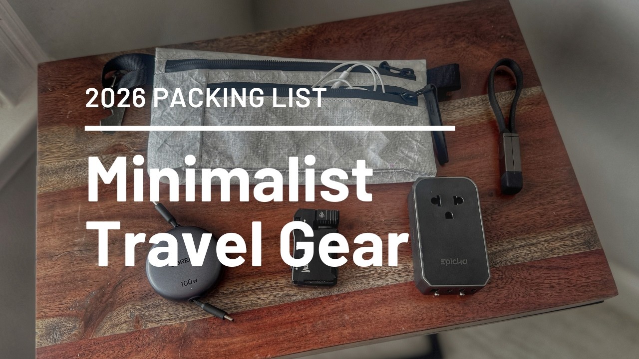 Best Minimalist Travel Gear ($40 or Less)