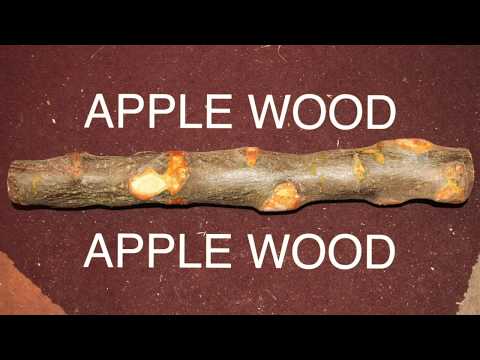 PART 1 Making an American Native Indian Style Flute from Apple Wood.