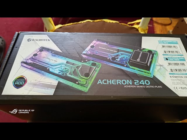Vídeo relacionado con Raijintek Compatible con Acheron 240 RBW Distro Plate - Acryl, D-RGB