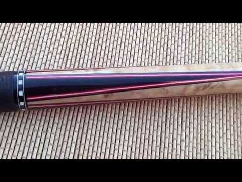 Ebony into Birdseye 4 Point Bama Veneers (BC-3A)