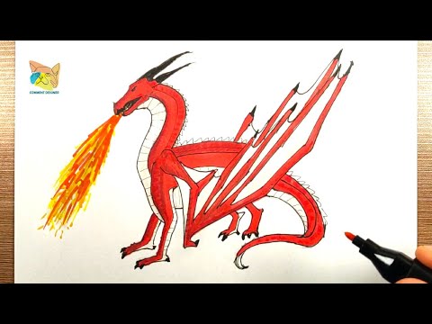 comment dessiner un dragon des royaumes de feu
