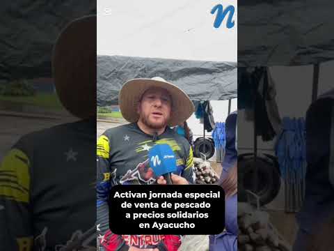 Activan jornada especial de venta de pescado a precios solidarios en Ayacucho | #tachira #reporte