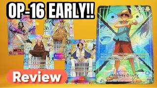 OP-16 ENGLISH CARDS EARLY!!! (Watch Before You Buy Proxy Review) | One Piece Card Game